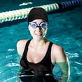 thumbnail image 1 of unbranded Gorro De Natación Portátil Impermeable Color Negro Para Uso Adulto En Piscina, 1 of 8