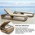 thumbnail image 6 of Plastic Adjustment Brackets for Chaise 5 Position Back Support Adjuster for Outdoor Patio Lounge Vertical Hook Rack for Recliner Parts Replacement White 253x39x17mm, 6 of 6