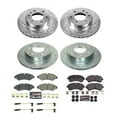 thumbnail image 2 of PowerStop Front and Rear Z23 Evolution Sport Carbon-Fiber Ceramic Brake Pad and Drilled & Slotted Rotor Kit Fits: MERCEDES-BENZ Select Models K8660, 2 of 7