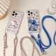 thumbnail image 2 of Funda de teléfono de silicona a prueba de caídas con correa de collar de gatito Sanrio de dibujos animados para iphone 11, 12, 13 Pro Max, 14 Plus Fivean unisex, 2 of 2