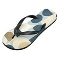 thumbnail image 2 of Unisex Comfort Flip Flops Summer Thong Sandals Non Slip Soles Flip Flop for Beach, Pool, and Daily Wear Minimalist Geometric Shapes M, 2 of 8
