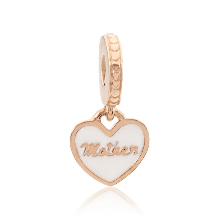 Pandora Mother & Daughter Hearts Dangle Charm, Soft Pink Enamel & Clear  Cubic Zirconia