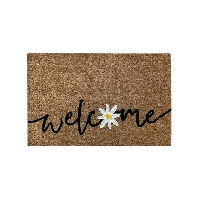 EARKITY Summer Door Mats, Welcome Front Door Mat, Summer Door Mat Outdoor, Entrance Front Door Rug, Indoor Outdoor Front Doormats Rug - Non-Slip