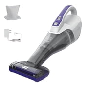BLACK+DECKER Furbuster Cordless Handheld Vacuum, for Car, Pet Hair & Multi-Surfaces, Powerful Suction, HLVB315JP07W