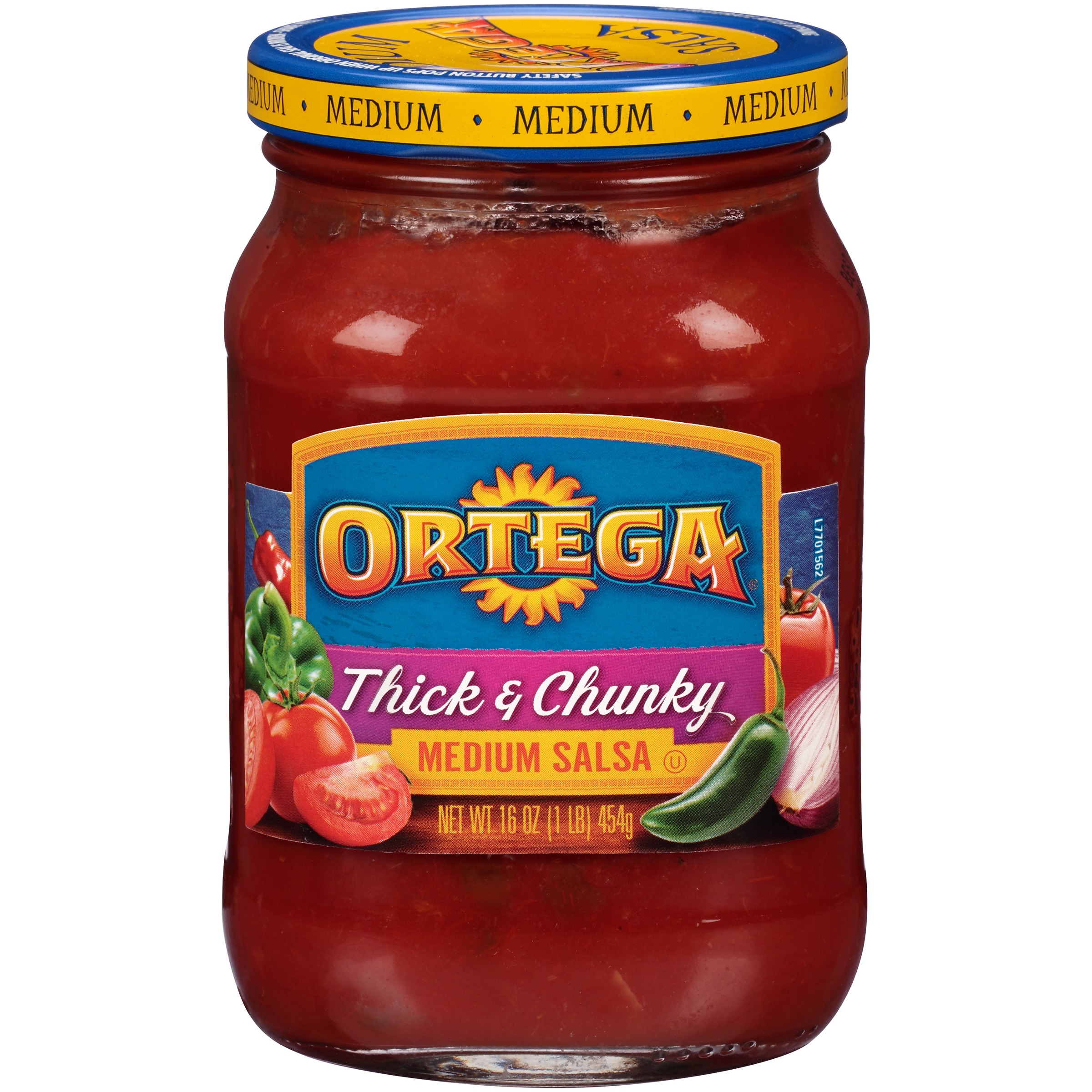 Ortega® Thick & Chunky Medium Salsa 16 oz. Jar