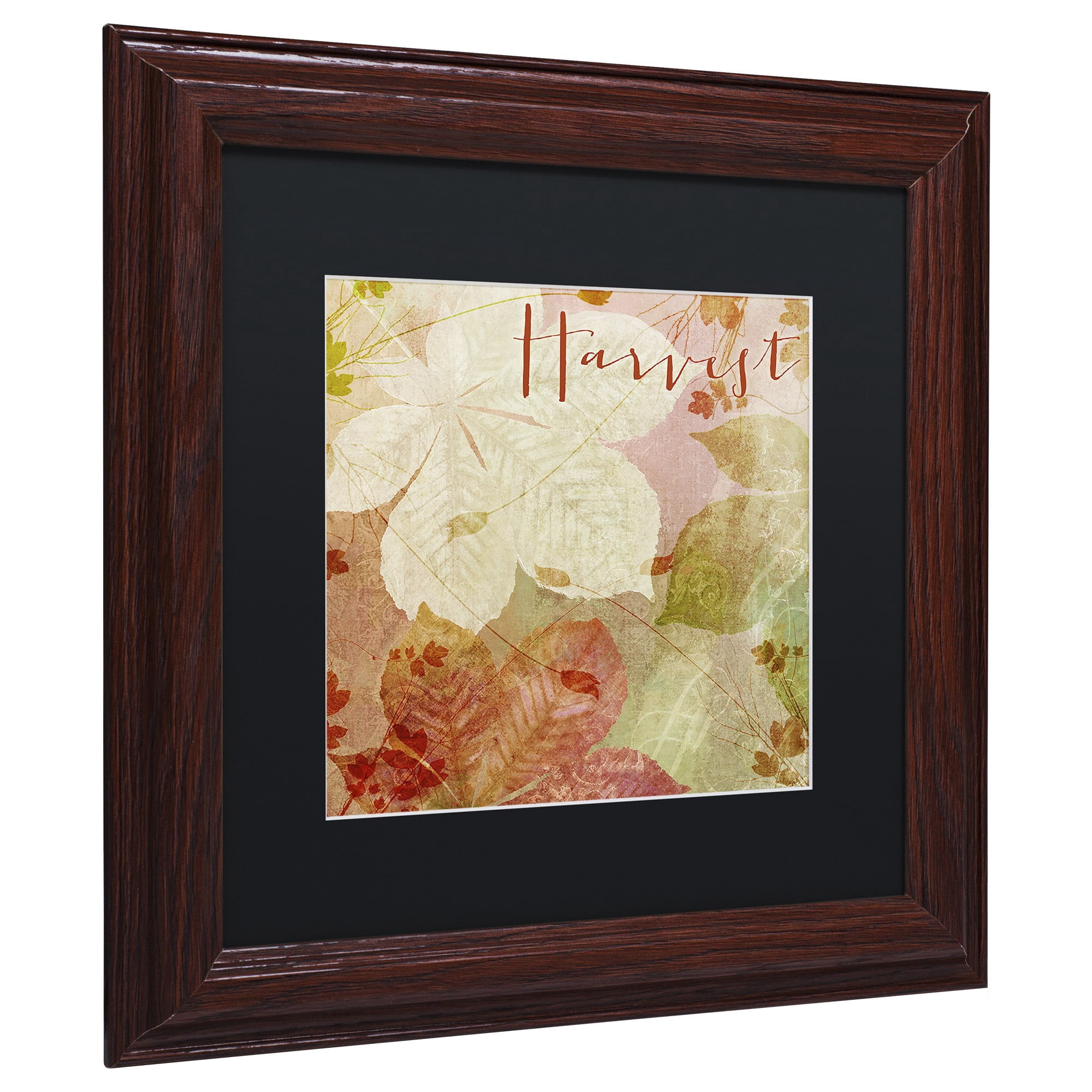 Trademark Fine Art "October Pastel II" Canvas Art by Color Bakery Black Matte, Wood Frame