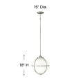 thumbnail image 5 of 3 Light Medium Orb Pendant In Traditional-Industrial Style 15 Inches Wide By 18 Inches High-Brushed Nickel Finish Hinkley Lighting 4744Bn, 5 of 7