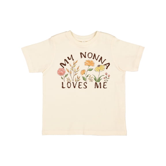 Inktastic My Nonna Loves Me Boys or Girls Toddler T-Shirt