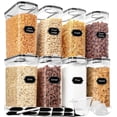 thumbnail image 1 of Set de contenedores de cereales HKJ Chef, 8 unidades, 4 litros, herméticos, 1 of 7