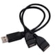 thumbnail image 5 of Usb De Un Minuto 2 En 1 Macho Dos Hembras Datos Dos En Uno Doble Cabeza Hembra Carga Usb Expansión, 5 of 5