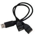 Ps3 USB One Minute 2in1 Male Two Female Data Two In One Double Head ps3-usb-one-minute-2in1-male-two-female-data-two-in-one-double-head