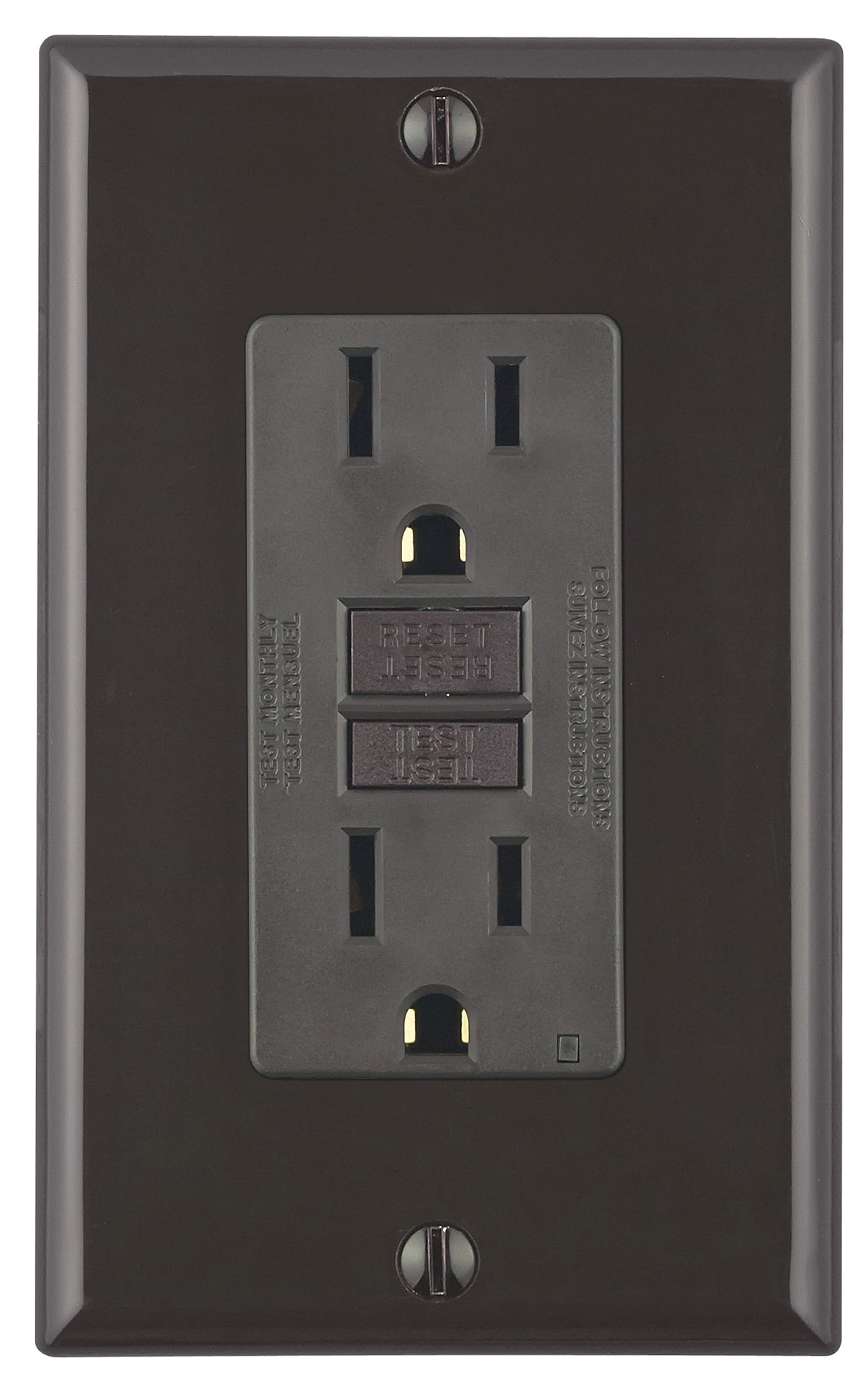 Leviton GFTR1-GY SmarTest Self-Test SmartlockPro Slim GFCI Tamper-Resistant Receptacle... by Leviton Direct