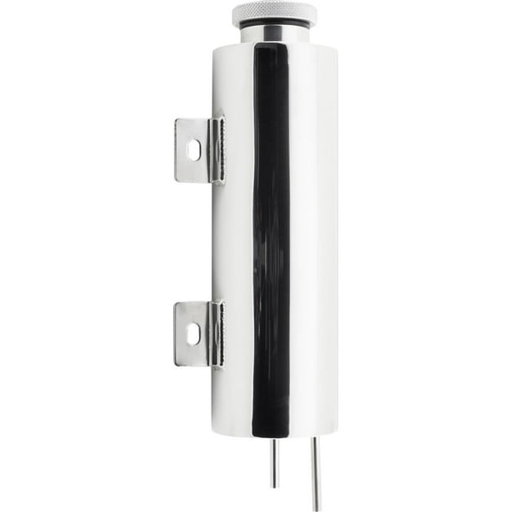 Polished Radiator Coolant Overflow Expansion Tank, 3 x 10 In.