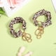 thumbnail image 5 of 2 llaveros colgantes con estampado de leopardo para mujer, pulseras elásticas para el pelo, accesorios para el cabello, 5 of 5
