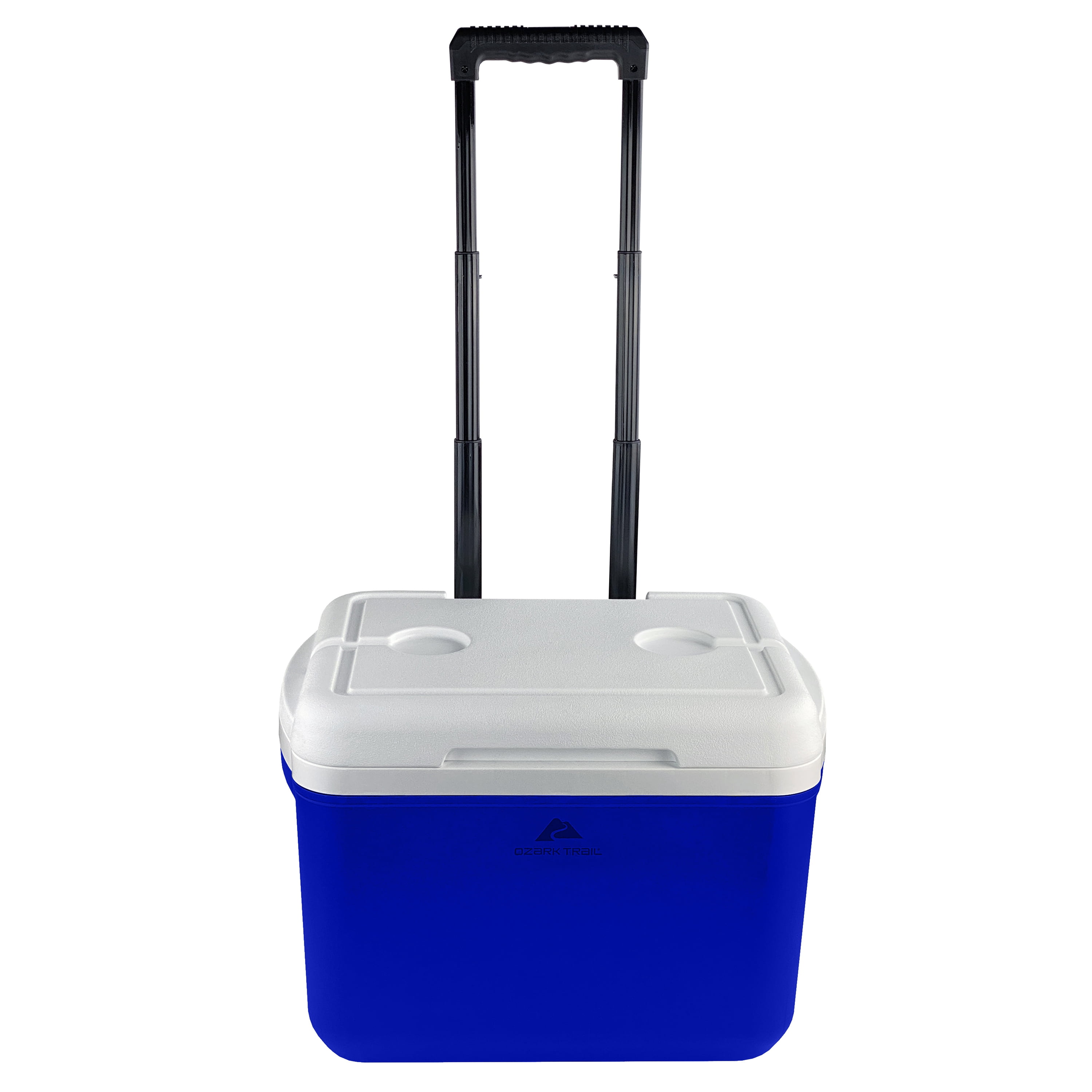 Ozark Trail 30 Quart Capacity Hard Side Wheeled Cooler, 42-Can, Royal Blue