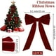 thumbnail image 1 of Decoraciones de Árbol de Navidad 6Pc Terciopelo Árbol de Navidad Decoración de Arco Corona Arco Decoraciones de Navidad para el Hogar, 1 of 7