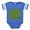Royal Blue, variant on CafePress - Cell Pattern - Cute Infant Baby Football Bodysuit