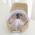 thumbnail image 4 of CAUYDY Kids Boys Embroidered Baseball Caps Baby Boy Sun Hat Toddler Dinosaur Trucker Hats 2T 3T 4T Boys Spring Summer Hats (Sizes 3-8 Years,H03-Khaki), 4 of 8