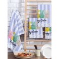 thumbnail image 2 of Easter Purple Striped Kitchen Dish Towels for Drying Dishes Set of 3, Spring Colorful Bunny Polka Dot Waffle Weave Microfiber Hand Tea Bathroom Towels Quick Dry & Absorbent Towel 15.7x23.6, 2 of 7