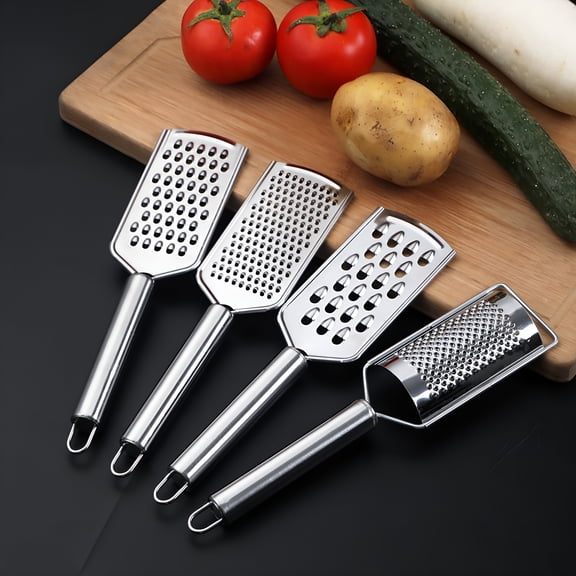 ACDANC Stainless-Steel Potato Cheese Grater Vegetable Shredder,Flat Handheld Grater For Cheese Kitchen Tool
