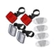 thumbnail image 5 of Reflectores delanteros y traseros para bicicleta Reflectores para bicicleta Piezas ligeras y versátiles Ciclismo 4 reflectores delanteros y traseros, 5 of 9