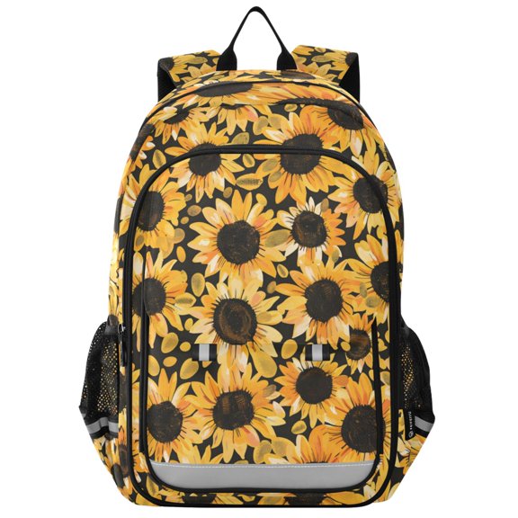ALAZA Sunflowers Laptop Backpack Purse Travel Bag Casual School Bookbag Rucksack for Women Men