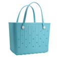 thumbnail image 2 of Bolsa de Playa CXY Mediana de Goma para Mujer EVA Lavable (Azul Claro), 2 of 9
