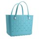 thumbnail image 2 of Bolsa de Playa CXY Mediana de Goma para Mujer EVA Lavable (Azul Claro), 2 of 9