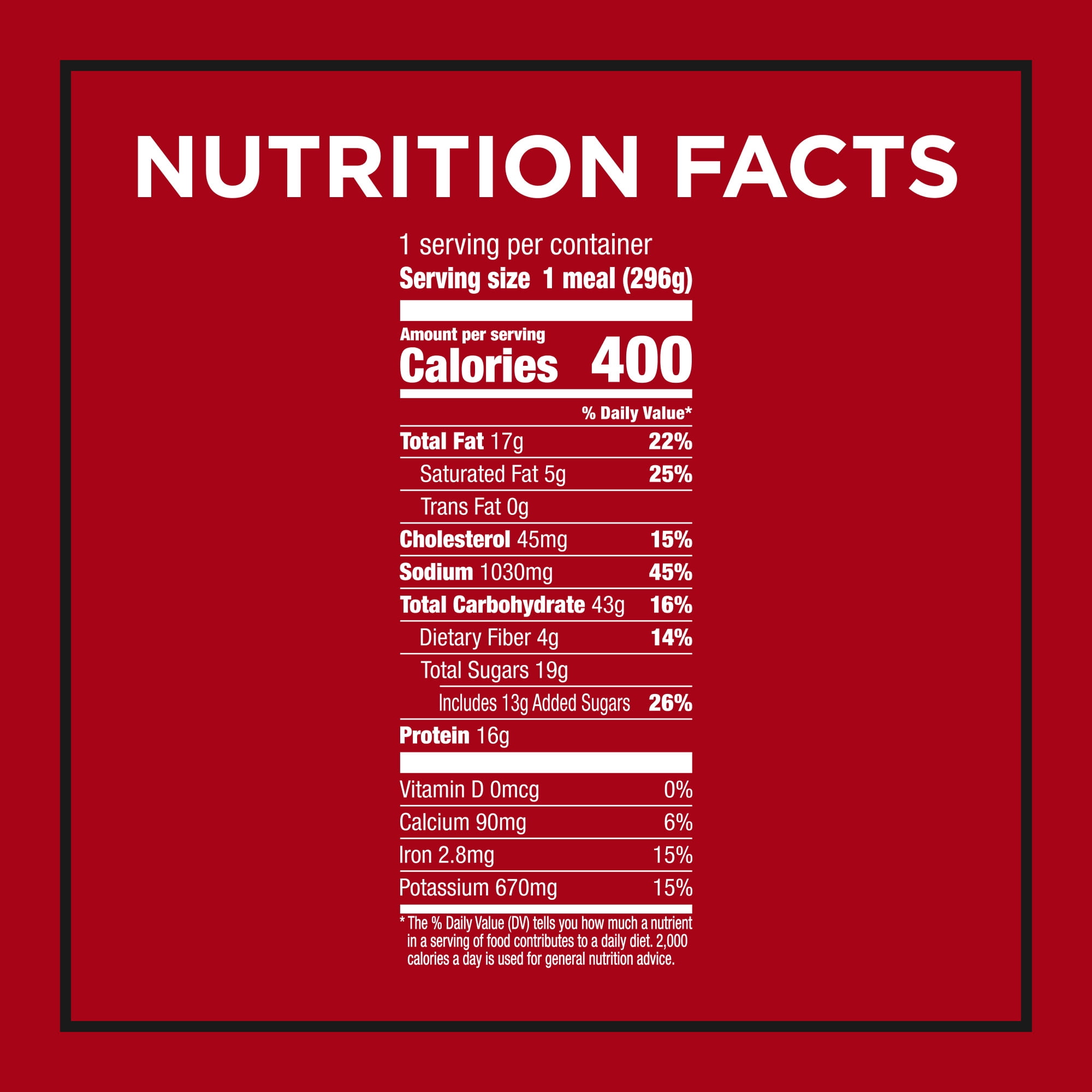 Banquet Backyard BBQ, 16g Protein, Frozen Meal, 10.45 oz.