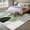 Sage Green, variant on Area Rug for Living Room, Boho Geometric Non-Slip Indoor Large Carpet for Bedroom/Dining Room, Farmhouse Green Abstract Stripes Leaves Washable Low-Profile Rectangle Floor Runner Rugs - 5 x 7 Ft