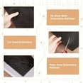 thumbnail image 4 of Black Embroidery Stabilizer 12 Inchx25 Yards Cut Away Embroidery Stabilizer 0.2mm Thick Water Soluble Stabilizer for Machine Embroidery DIY Luggage Construction Decoration 1roll, 4 of 6