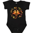 thumbnail image 3 of Inktastic Thanksgiving Turkey Fall Holiday Wreath Boys or Girls Baby Bodysuit, 3 of 5