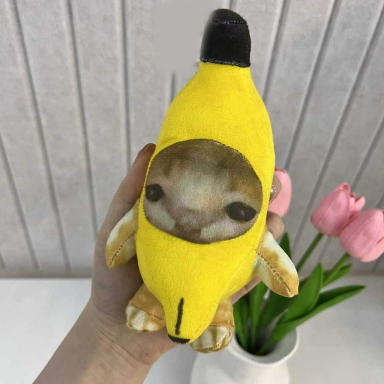 Cat banana clearance plush