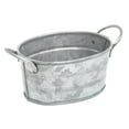 thumbnail image 2 of HUBERT® Galvanized Metal Pan Oval - 5" L x 3" W x 2 1/4" H, 2 of 6