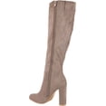 thumbnail image 4 of Women's Journee Collection Vivian Wide Calf Knee High Boot Taupe Microsuede 6.5 M, 4 of 6