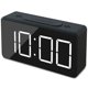 thumbnail image 1 of Mini reloj despertador digital pequeño para viajes con pantalla LED de tiempo o temperatura, función de repetición, ajustable, 1 of 5