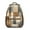 Brown and Grey-2, variant on Colorful and Grey Abstract Art Artwork Backpack for School,Cute School Bag,Schoolbag with Adjustable Shoulder Straps & Padded Back,15.3"x11"x6.7"