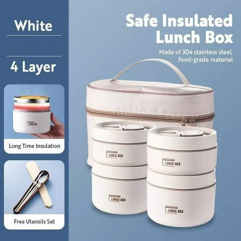 1pcs Lunch Box Portable Insulated Lunch Container Set Outdoor