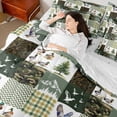 thumbnail image 3 of jejeloiu Wild Mallard Duck 7pcs Bedding Comforter Set,Rustic Farmhouse Camouflage Queen Bedding Sets For Kids Reversible, 3 of 7