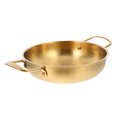 thumbnail image 2 of MasteelfCA Mini Poêle Classique en Acier Inoxydable pour Tous les Jours - Diamètre Intérieur 22cm (Argent), 2 of 7