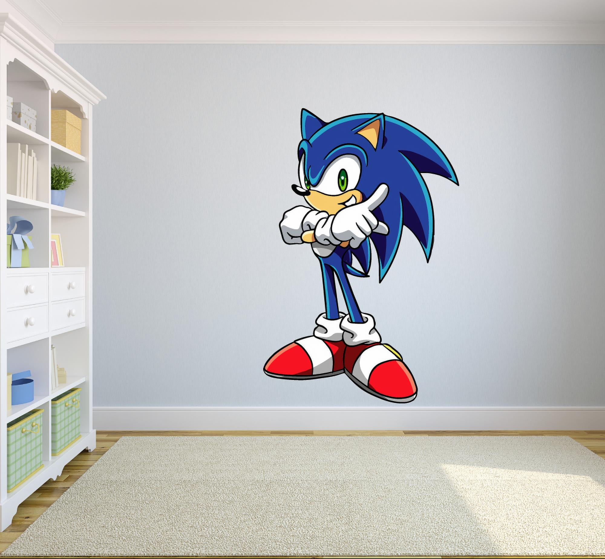 Sonic The Hedgehog Game Cartoon Wall Stickers, by Design With Vinyl