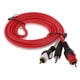 thumbnail image 4 of AUX Auxiliar 3.5mm Audio Plug a 2 RCA Plug Cable Estéreo Cable Rojo 5 pies, 4 of 7