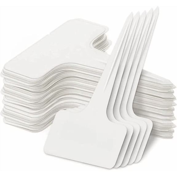 PURELY- Hoople 100 Pcs 3.9 Inch Plastic Plant Labels Garden Marker Nursery Tags Stake