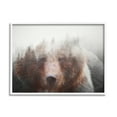 thumbnail image 4 of Stupell Industries Abstract Wildlife Brown Bear Foggy Weather Forest, 30 x 24, Design by Daniel Sproul, 4 of 5