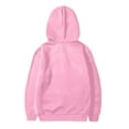 thumbnail image 4 of Cethrio Kids Boys Hooded Sweatshirts, Long Sleeve Pullover Thicken Casual Fall Winter Tops Pink Size 2-3T, 4 of 4