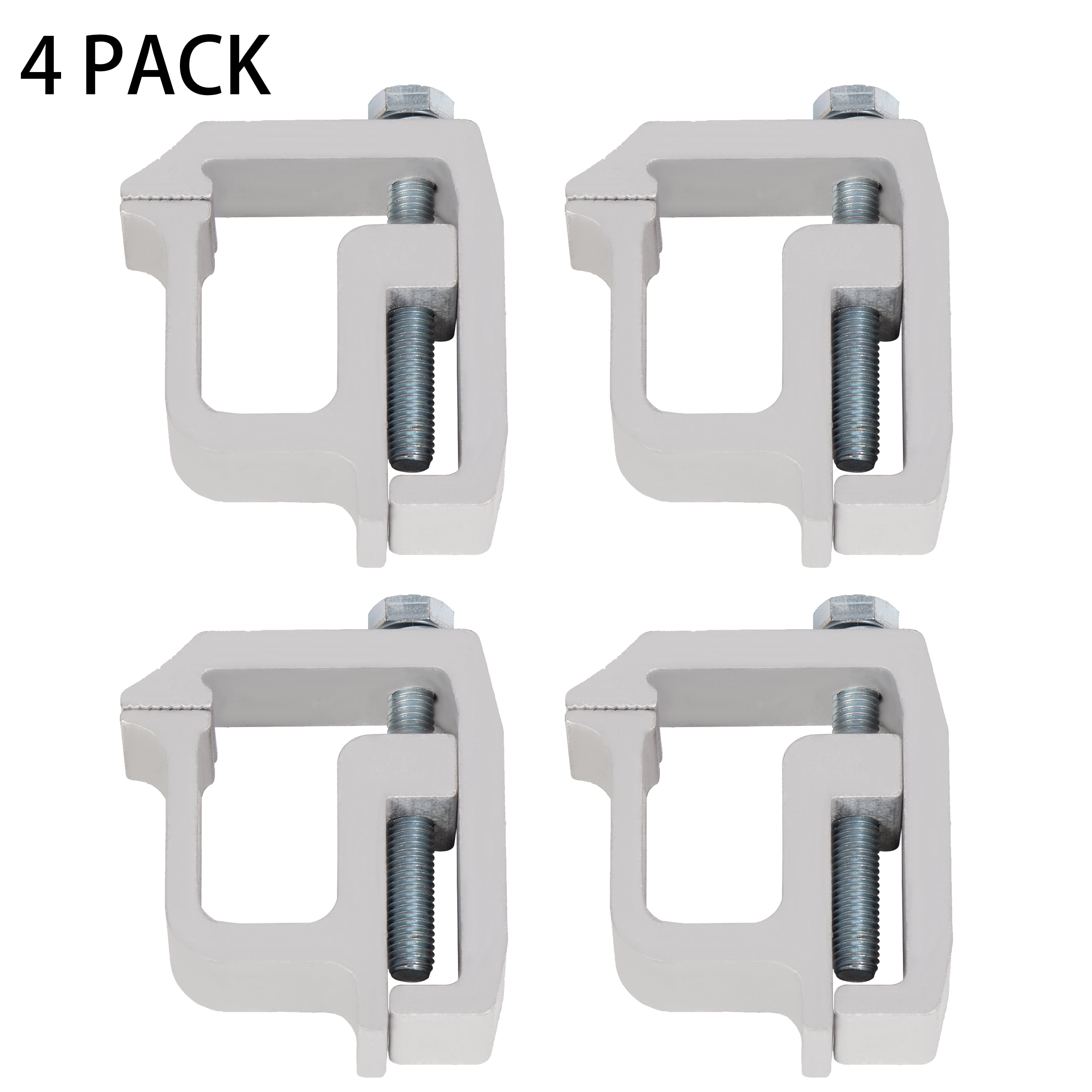 Kojem Truck Mounting Clamps Caps Camper Shell Topper Canopy Fit for Pickup Toyota Chevy Ford Dodge Gmc Ram Aluminum 4pcs