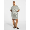 thumbnail image 2 of Terra & Sky Women’s Plus Front Twist Dress with Short Sleeve, Size 0X-5X, 2 of 5