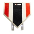 thumbnail image 1 of Better Display Cases Deluxe Clear Acrylic Baseball Home Plate Horizontal Wall Mount Bracket, 1 of 5