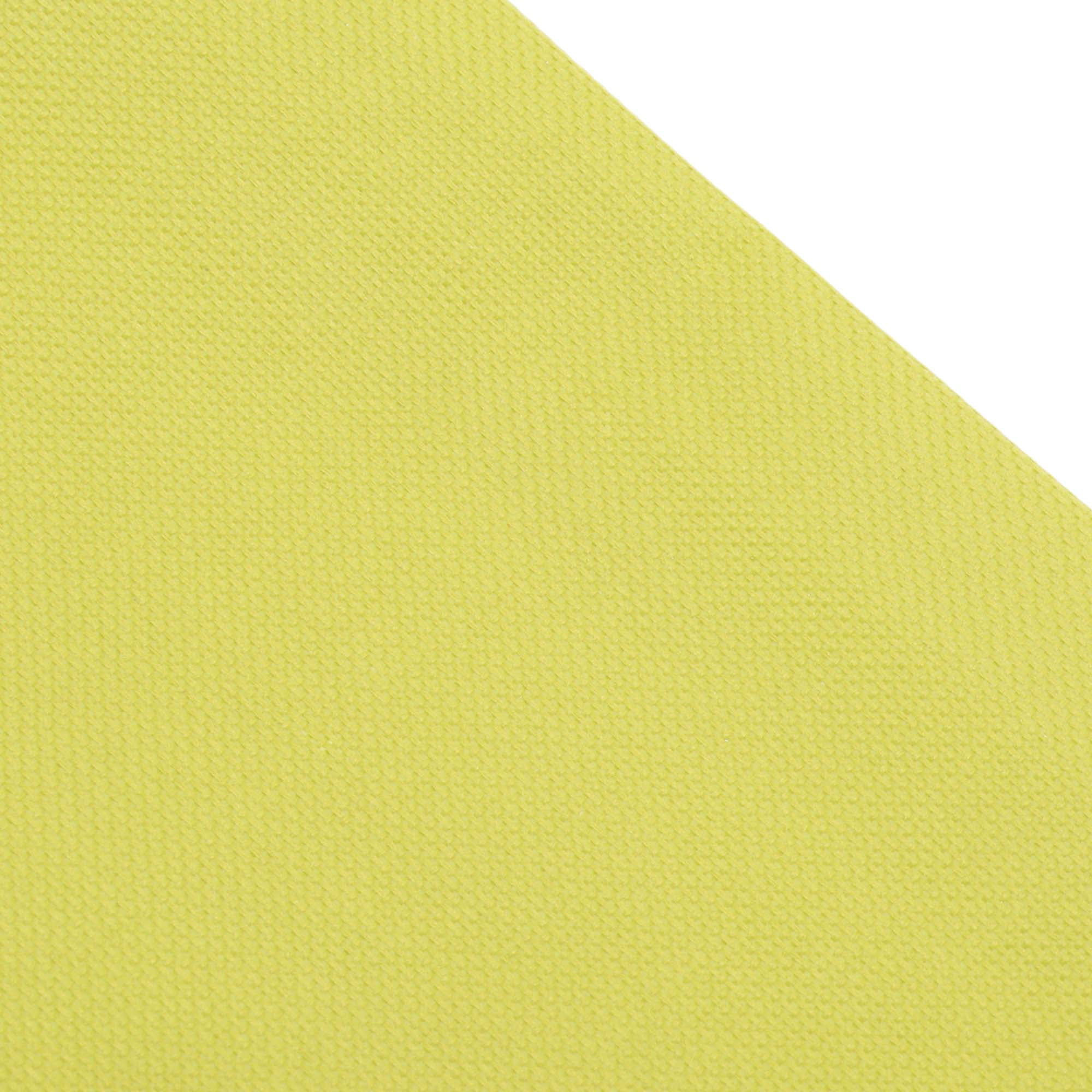 Unique Bargains Pencil Case Canvas Large Capacity Stationery Pen Bag for Office Yellow