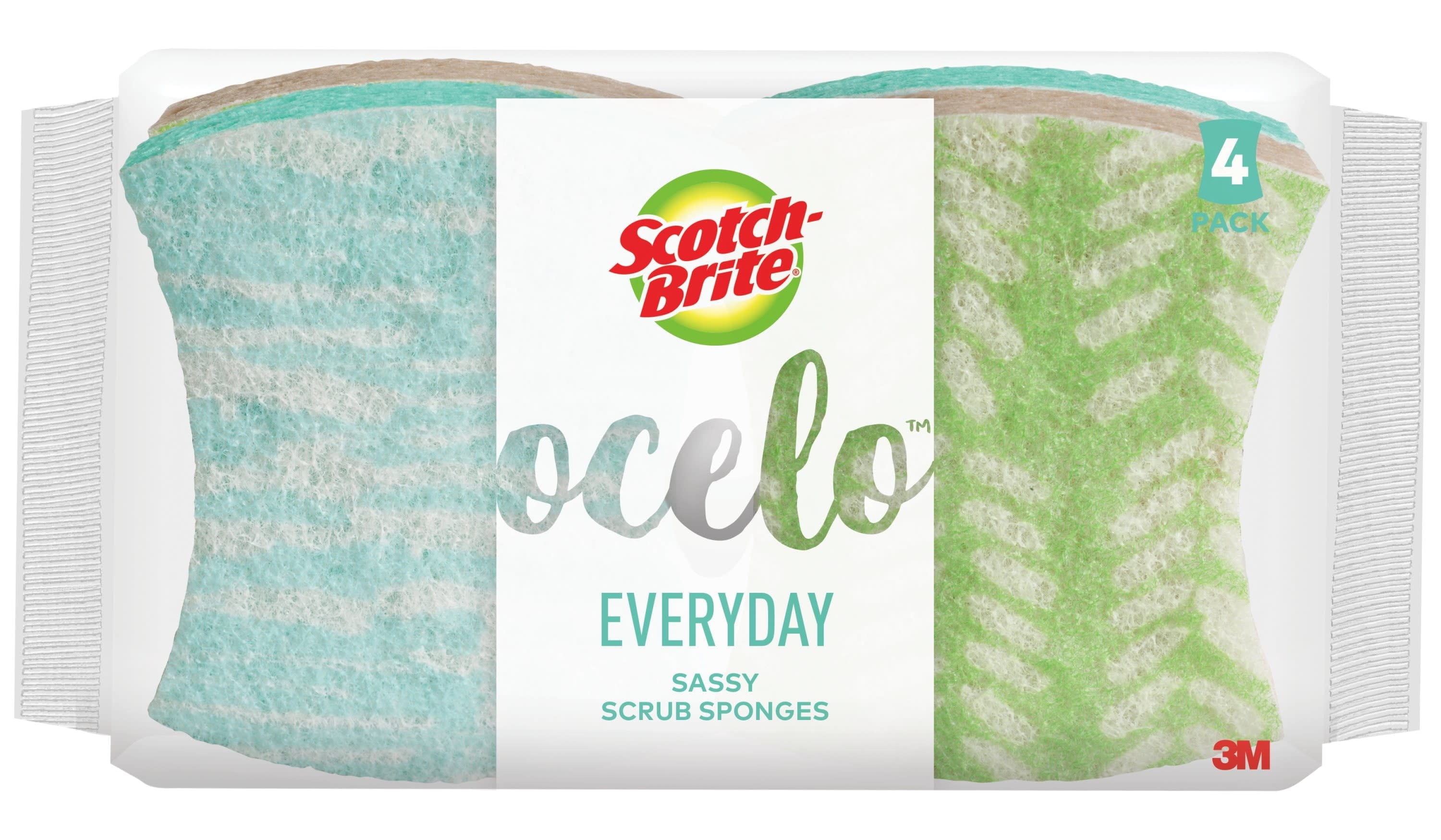 2-Count 7243-T StayFresh Sponge Details about   Scotch-Brite O-Cel-O 6.375 In x 3.625 In 